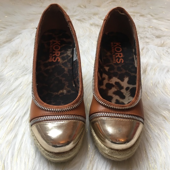 KORS Michael Kors Shoes - Kors Michael Kors Zipper Closed Toe Wedges